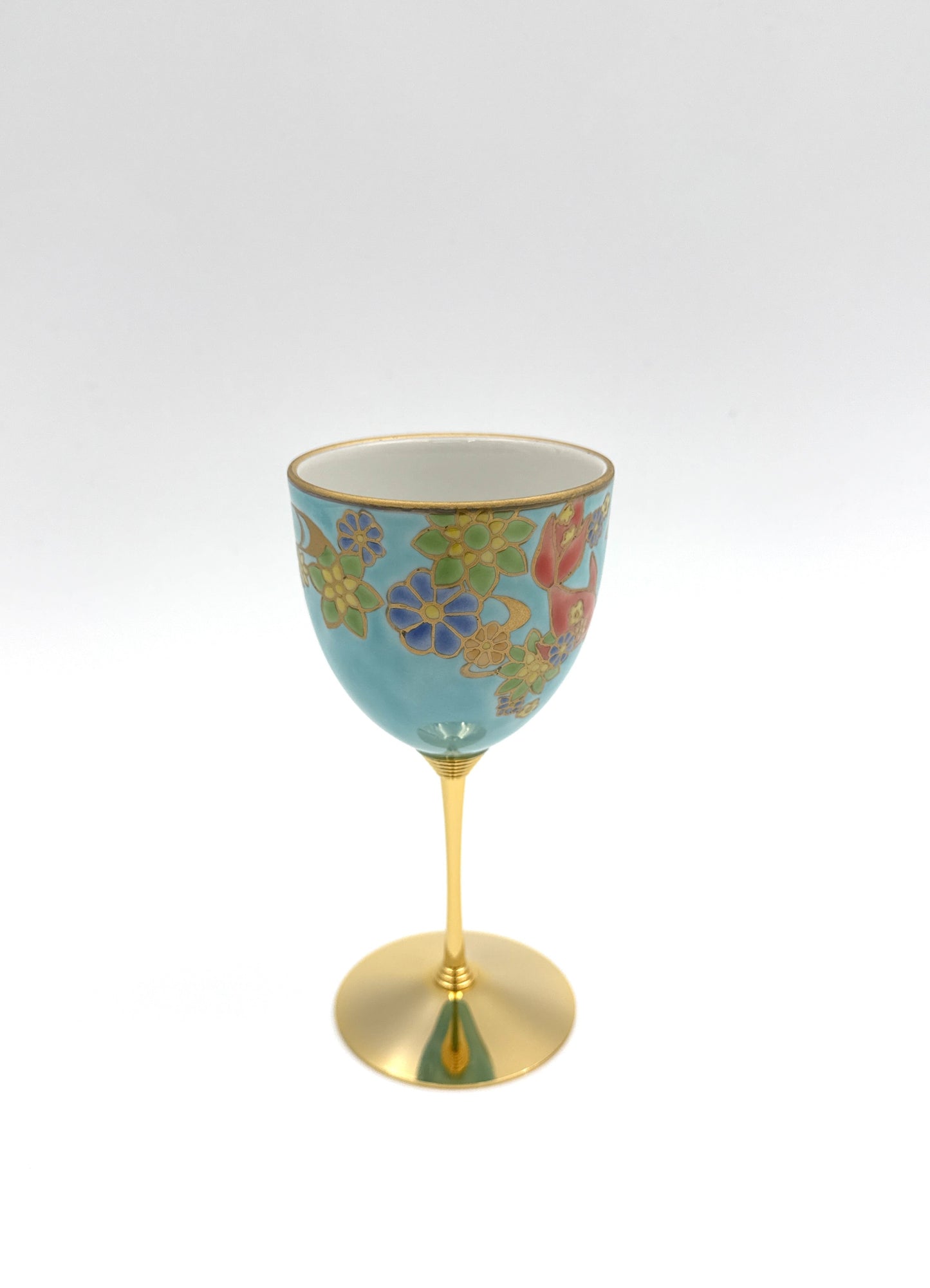 Kutani Yaki (Ware) Wine Cup, Goldfish