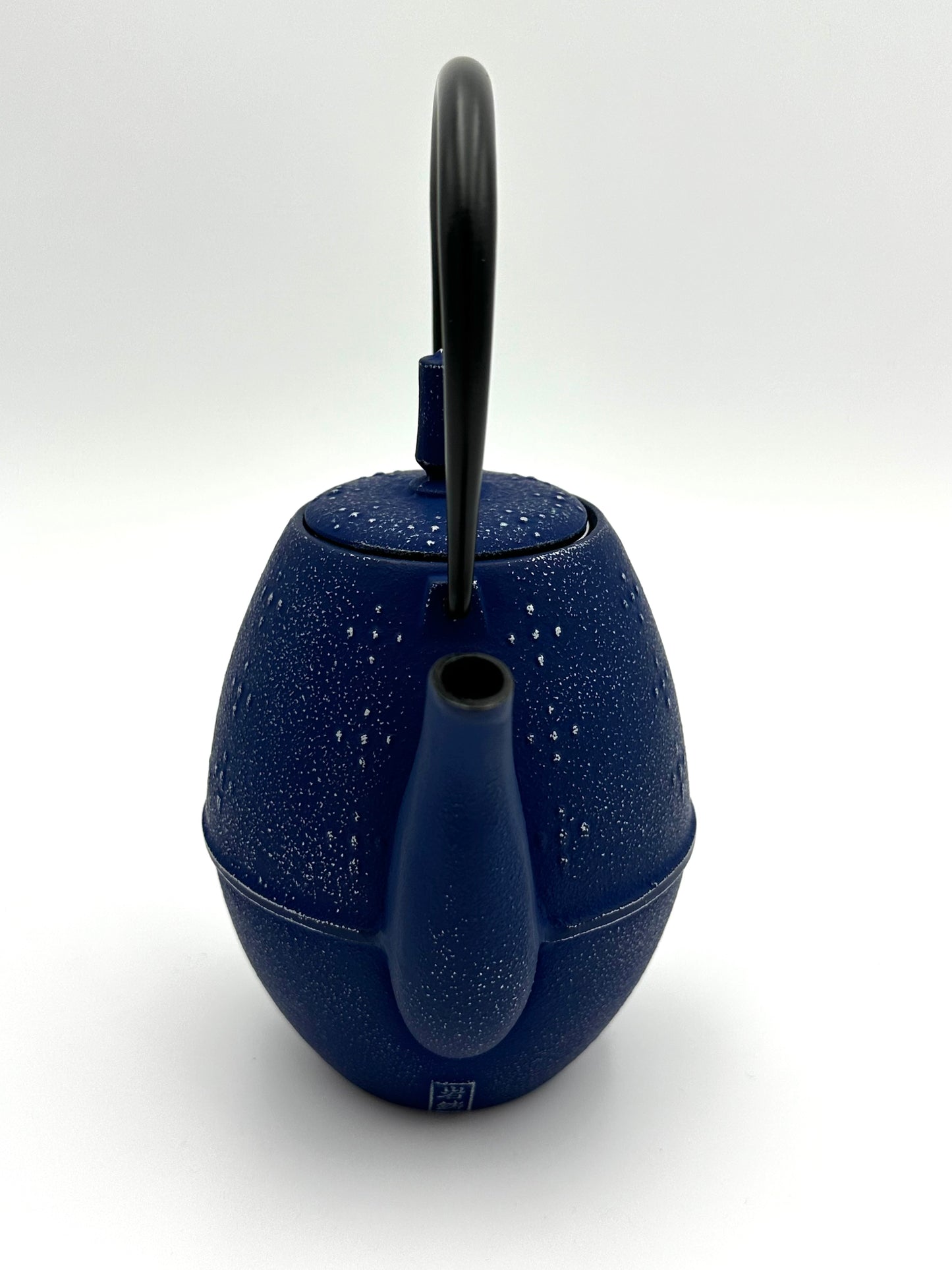 Nanbu Ironware Blue Teapot Egg-Shaped