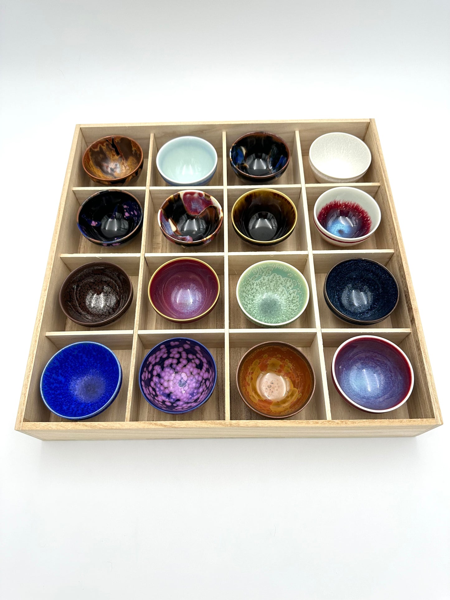 Arita Yaki (Ware) Sake Cups Set (16 Colors) Shinemon Kiln