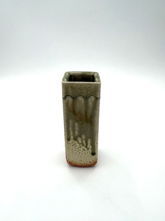 Shigaraki Yaki (Ware)  Small Green Vase