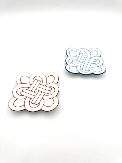 Arita Yaki (Ware) Gift Plate Set(Set of 6 plates)  with Wooden Box