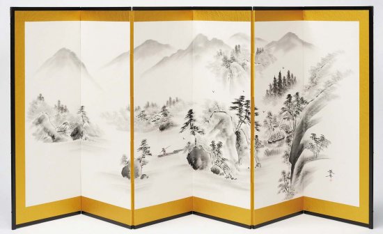 Folding Screen Shinsa Landscape