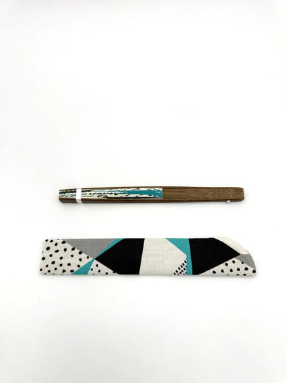 Kyoto Folding Fan -Modern Pattern　Men's