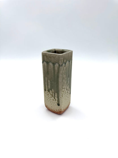 Shigaraki Yaki (Ware)  Small Green Vase