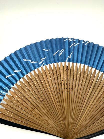 Ōmi Folding Fan- Medaka (Japanese rice fish) Men's