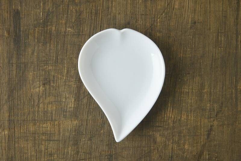 Mino Yaki Sakura Shaped Small Plates Set A (White)