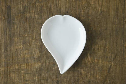 Mino Yaki Sakura Shaped Small Plates Set A (White)