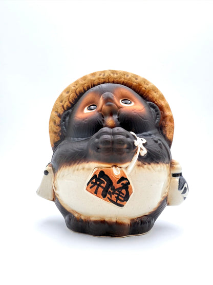 Shigaraki Yaki(Ware) Lucky Raccoon Figurine (M)
