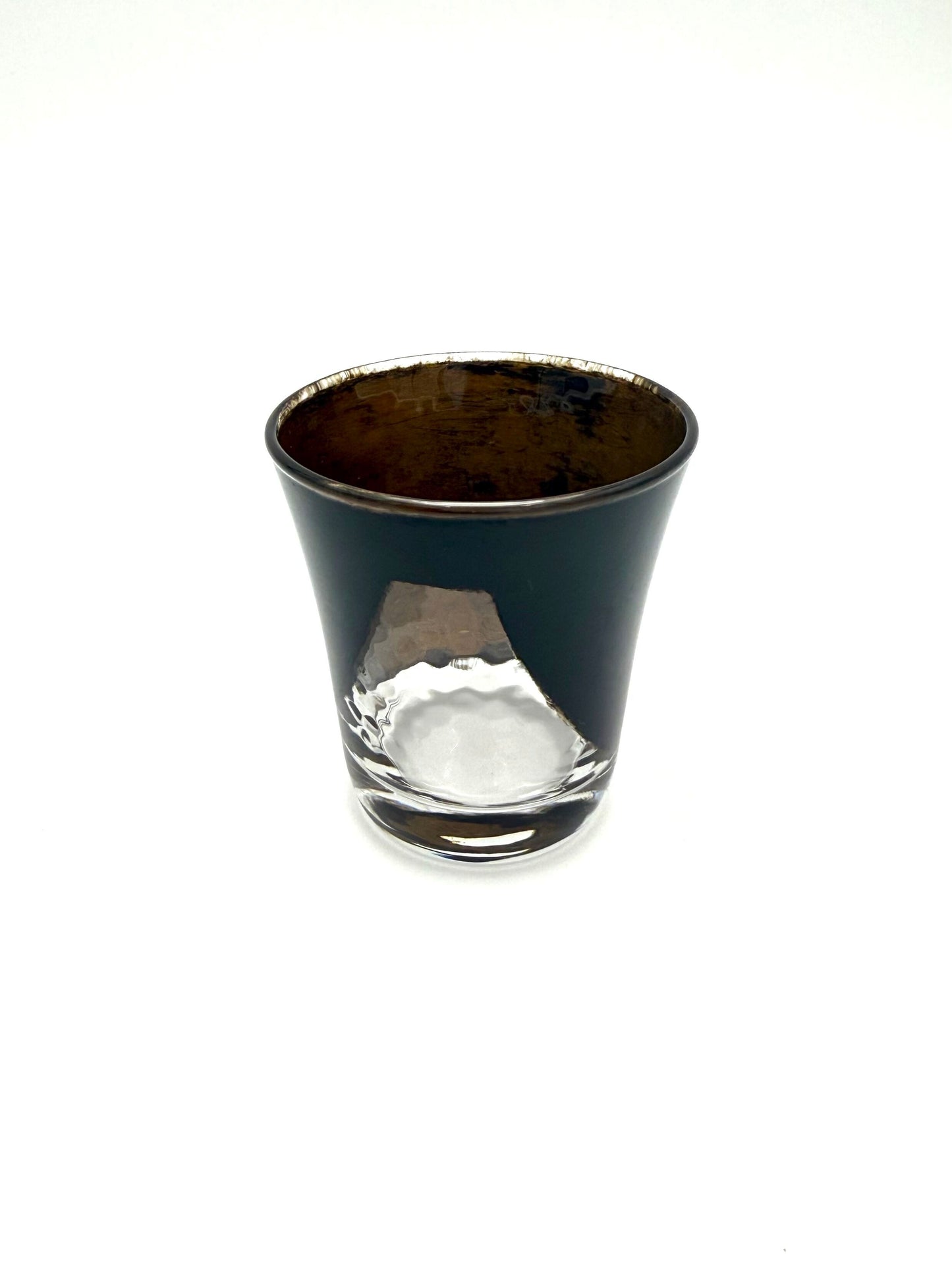 Urush Lacquered Glass Cup,  Mt.Fuji
