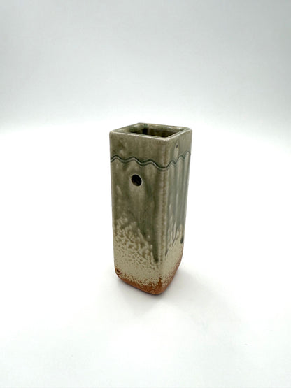 Shigaraki Yaki (Ware)  Small Green Vase