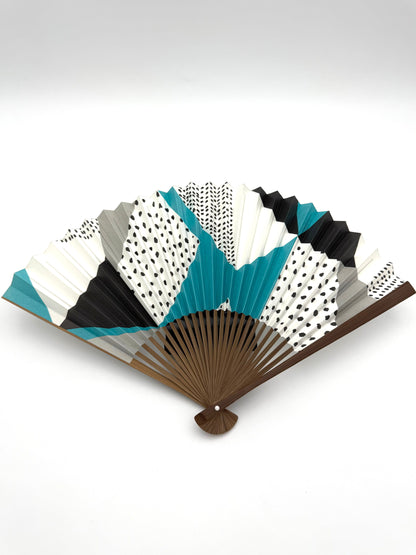 Kyoto Folding Fan -Modern Pattern　Men's