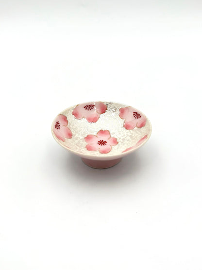 Arirta Yaki  Sakura Sake Set (1 karafe and 2 cups)