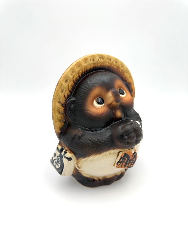 Shigaraki Yaki(Ware) Lucky Raccoon Figurine (M)