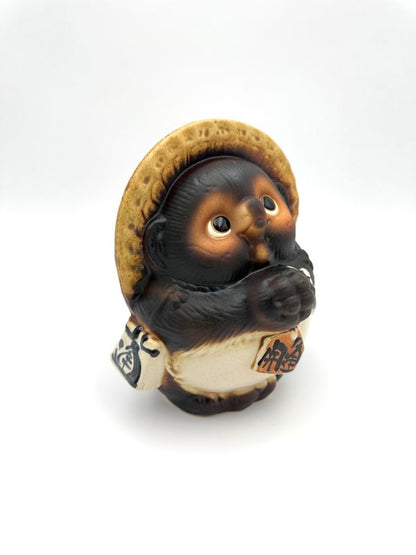 Shigaraki Yaki(Ware) Lucky Raccoon Figurine (M)