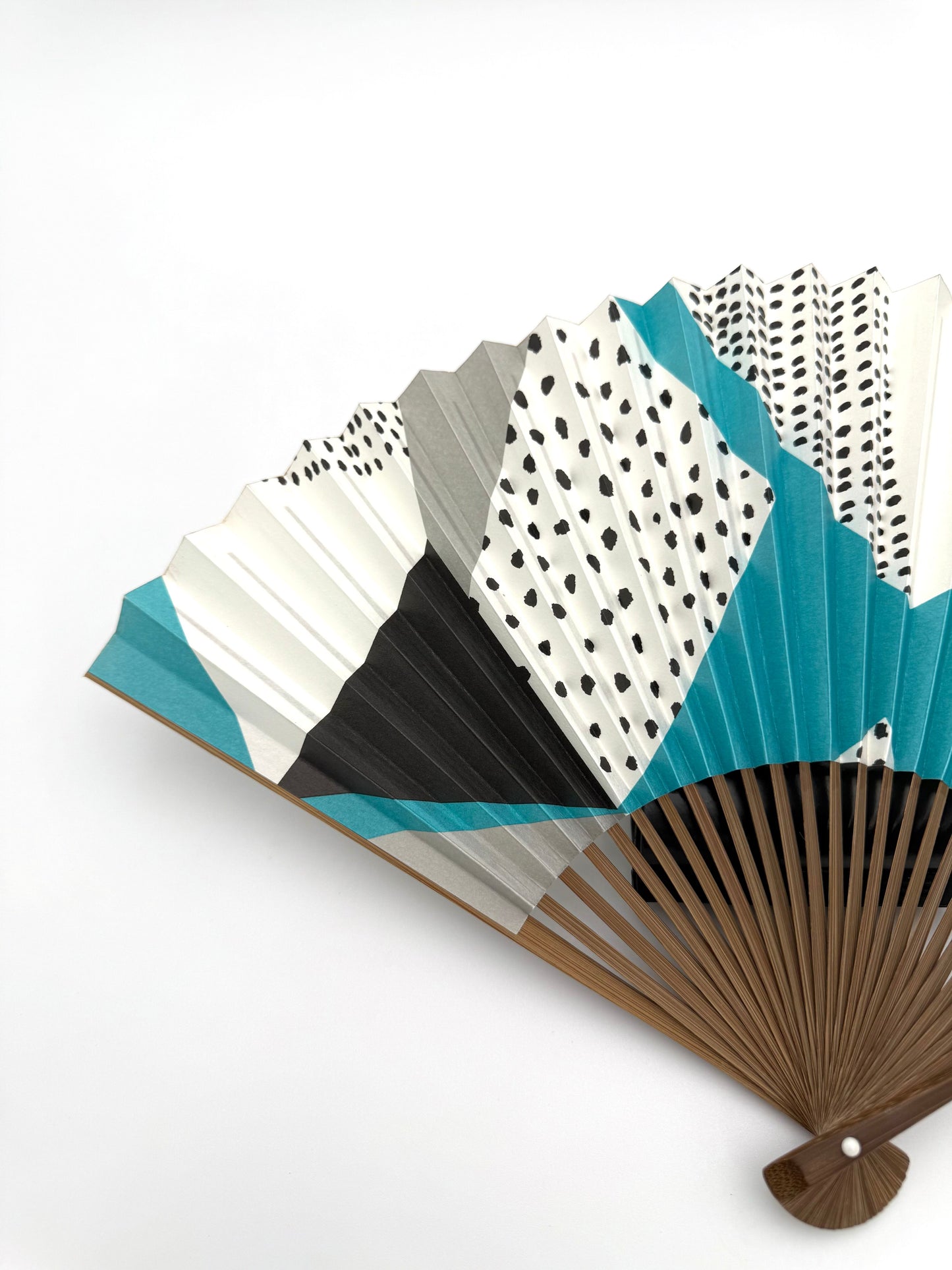 Kyoto Folding Fan -Modern Pattern　Men's