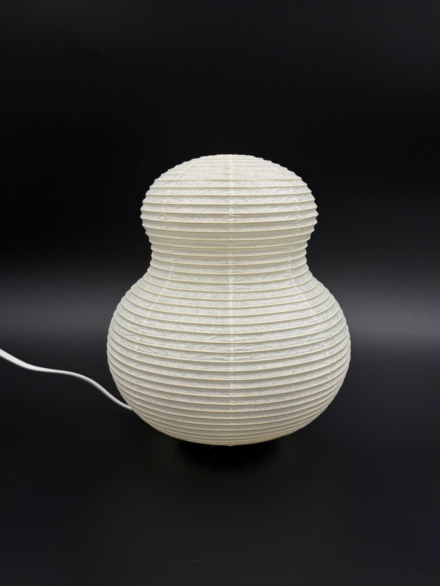 Hand Crafted Japanese Paper Lantern, Calabash-shaped, LED Light