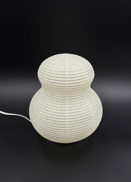 Hand Crafted Japanese Paper Lantern, Calabash-shaped, LED Light