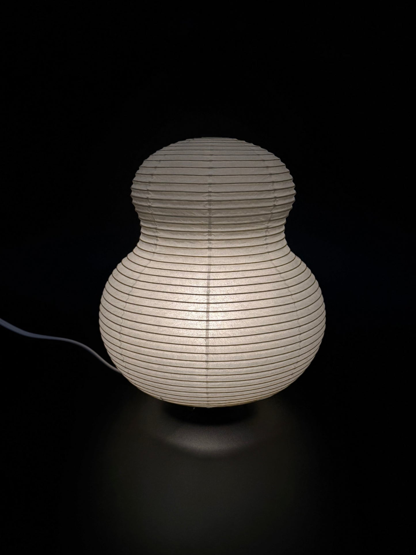 Hand Crafted Japanese Paper Lantern, Calabash-shaped, LED Light