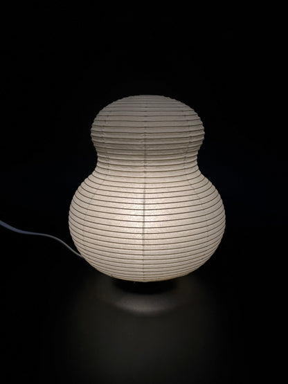 Hand Crafted Japanese Paper Lantern, Calabash-shaped, LED Light