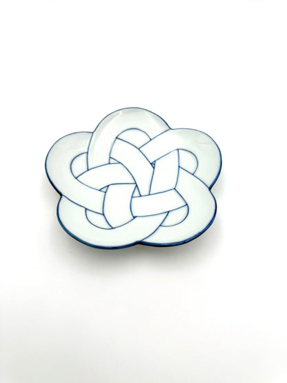 Arita Yaki (Ware) Gift Plate Set(Set of 2 plates)  with Wooden Box