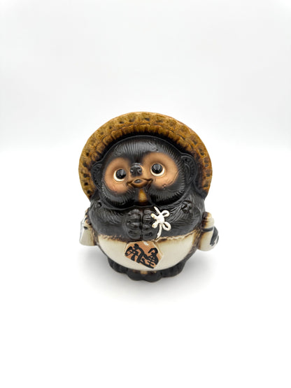 Shigaraki Ware Lucky Raccoon Figurine (S)