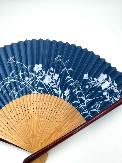 Ōmi Folding Fan-Kikyo (Balloon Flower) Women’s