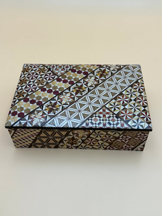 Hakone Yosegi Japanese Marquetry Small Accessory Box