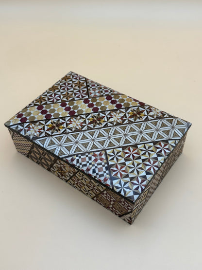 Hakone Yosegi Japanese Marquetry Small Accessory Box