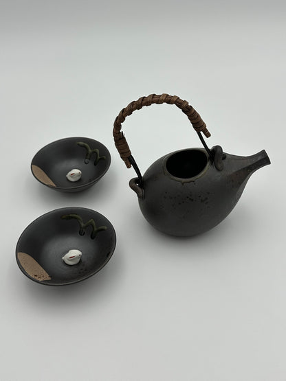 Arita Yaki (Ware) Rabit Japanese Half Sake Cup Set