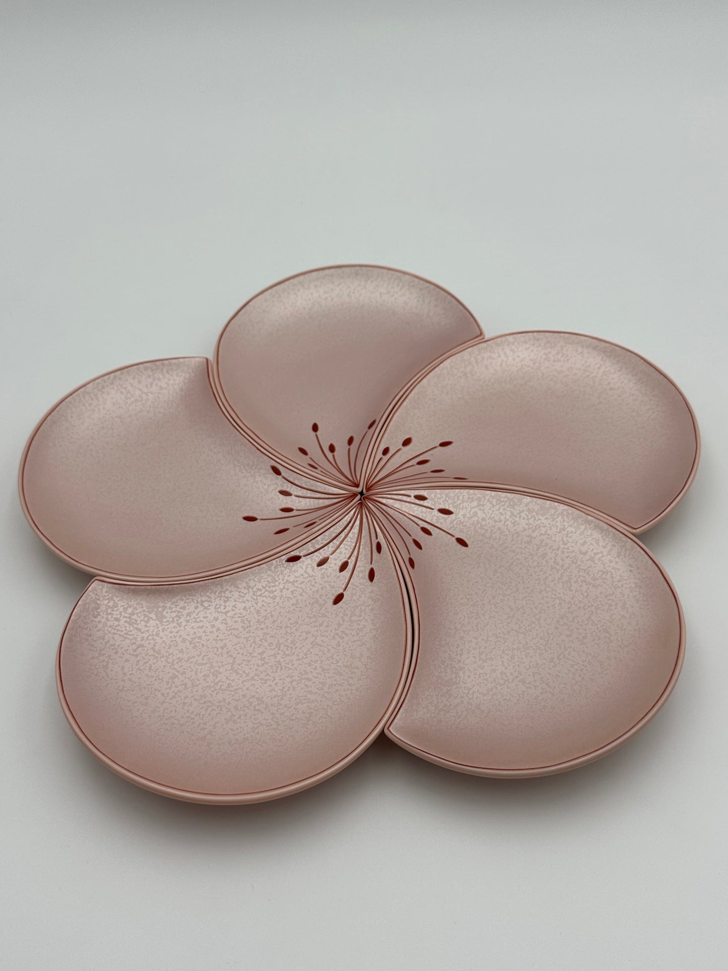 Arita Yaki (Ware) Plum Blossom Petal Plate