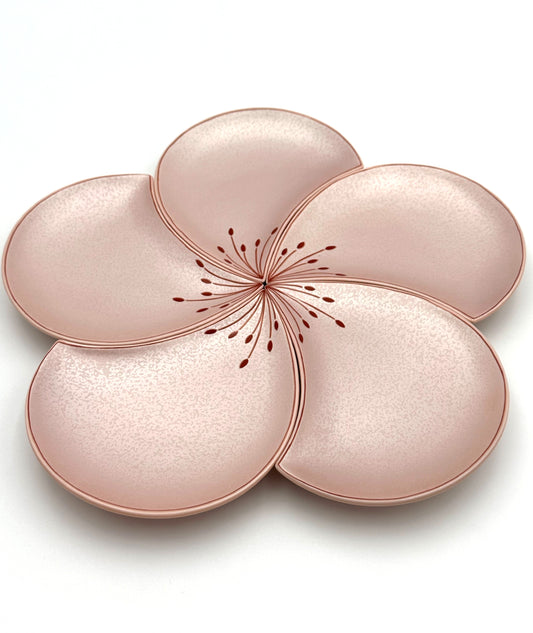 Arita Yaki (Ware) Plum Blossom Petal Plate