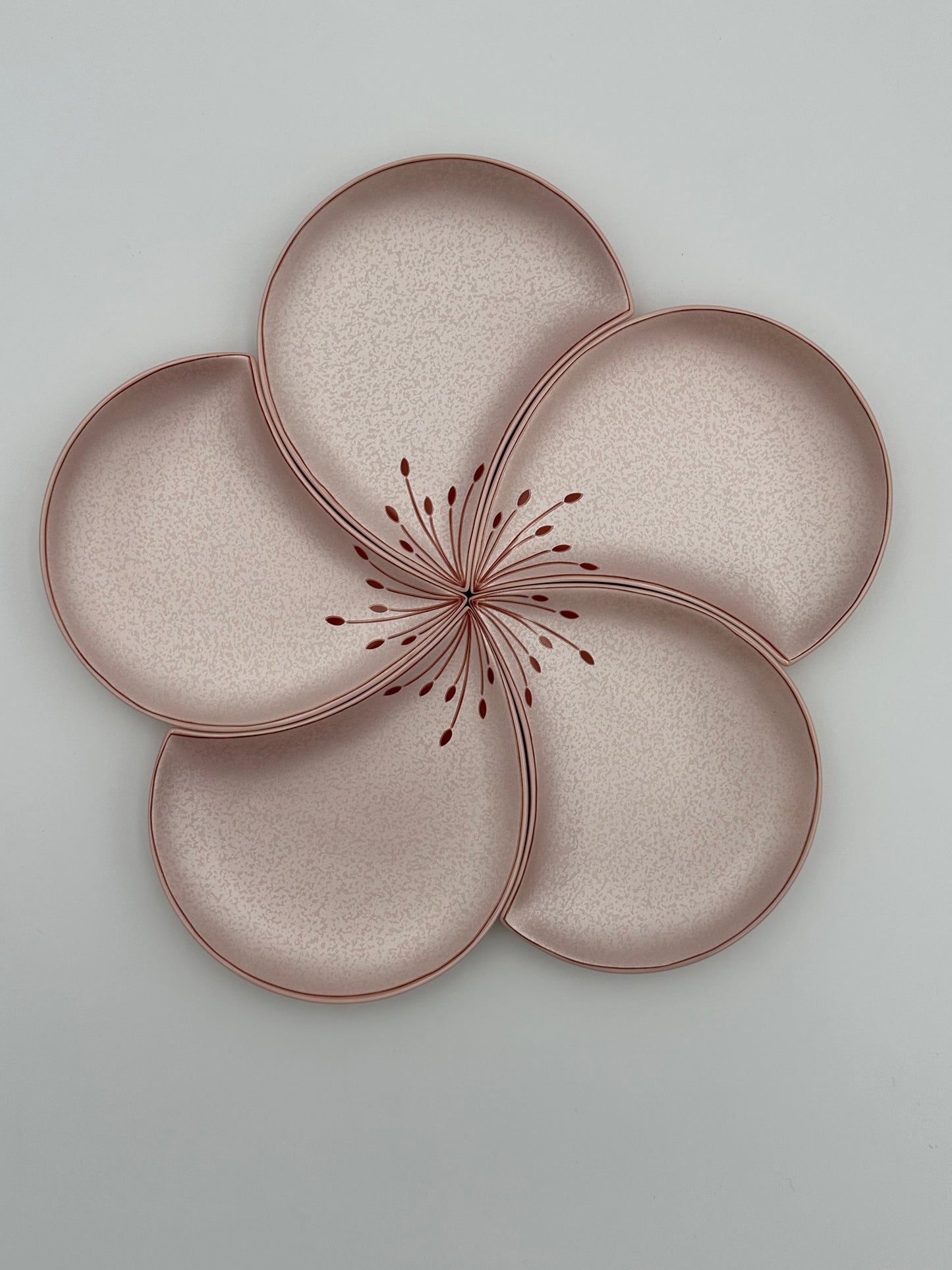 Arita Yaki (Ware) Plum Blossom Petal Plate