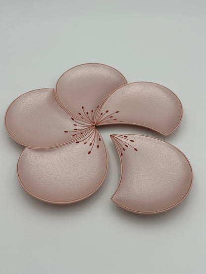 Arita Yaki (Ware) Plum Blossom Petal Plate