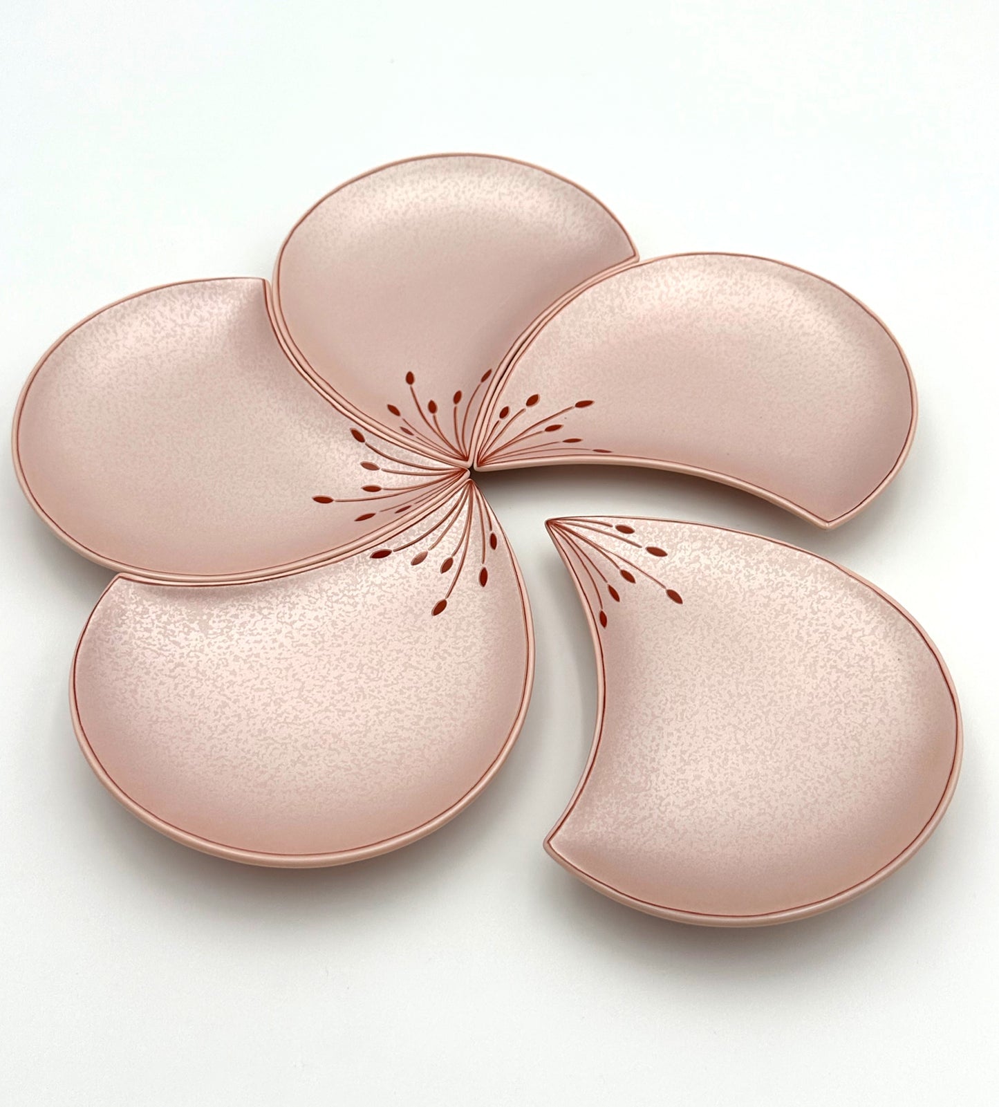 Arita Yaki (Ware) Plum Blossom Petal Plate