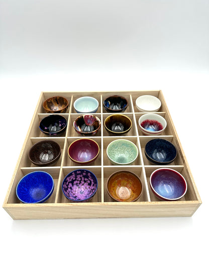 Arita Yaki (Ware) Sake Cups Set (16 Colors) Shinemon Kiln