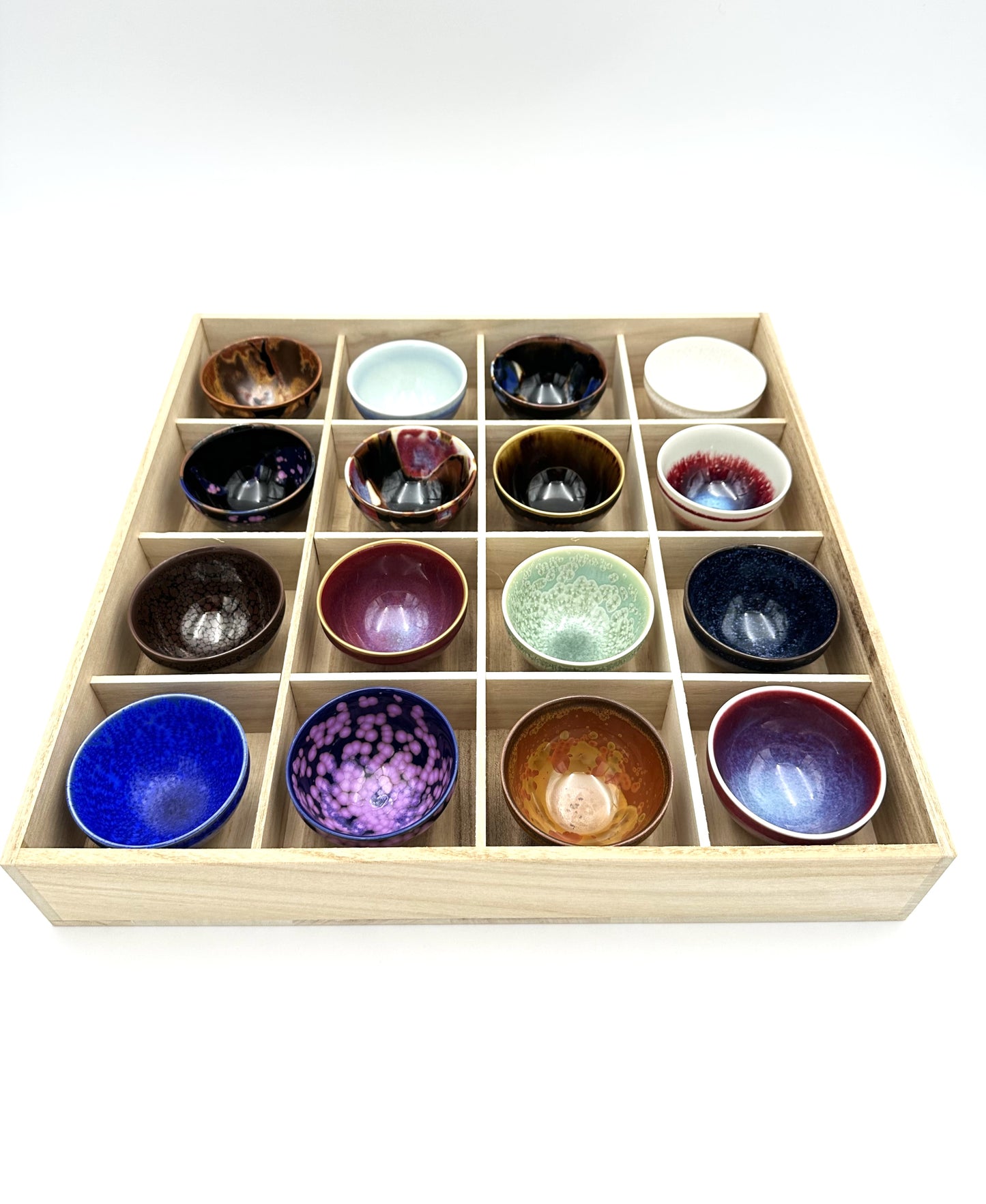 Arita Yaki (Ware) Sake Cups Set (16 Colors) Shinemon Kiln