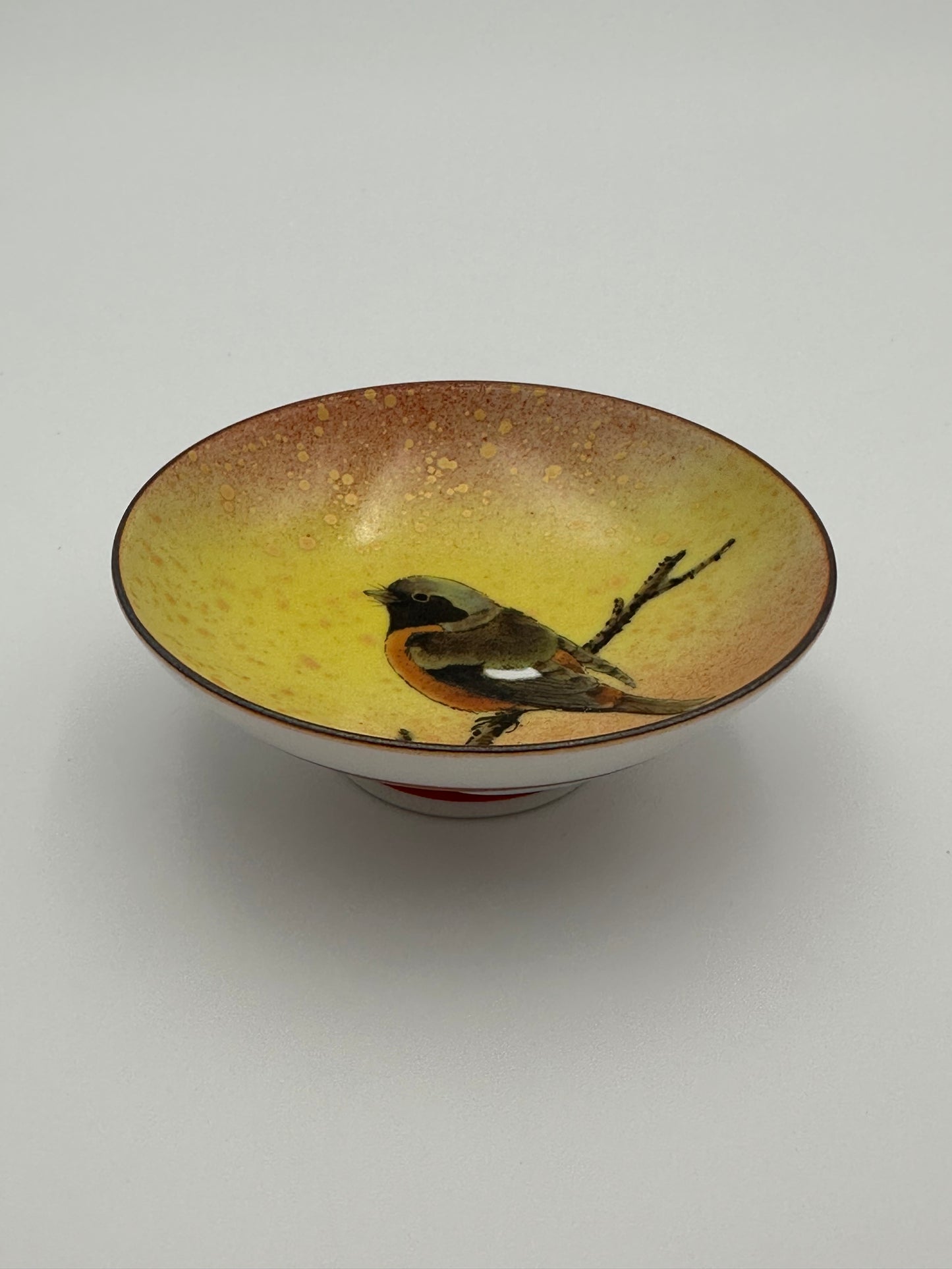 Kutani Yaki (Ware) Varied Tit Sake Cup / Toshito Nakamura