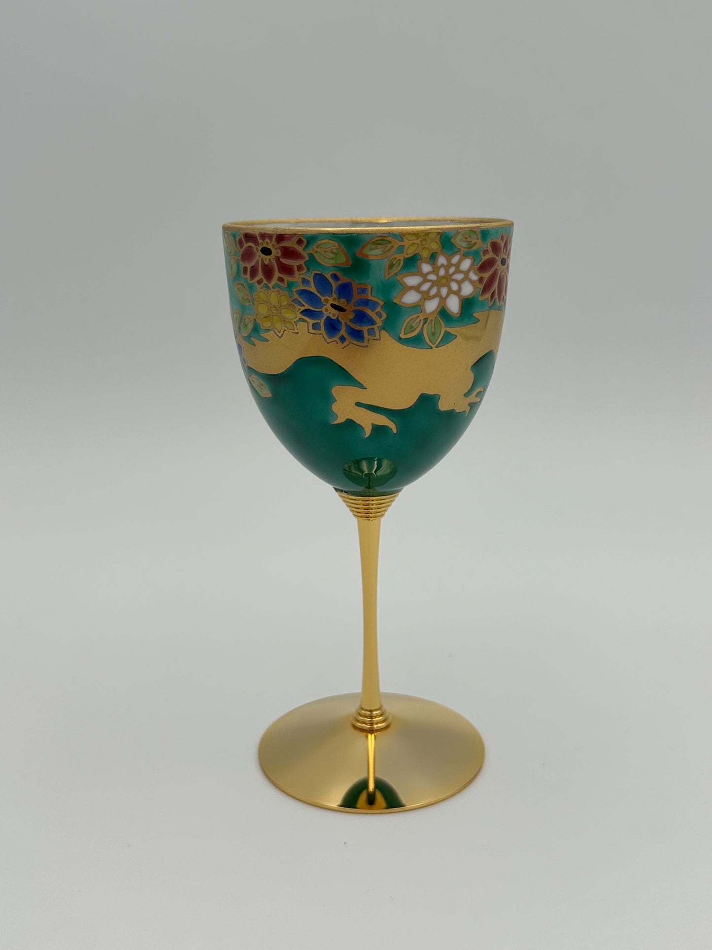 Kutani Yaki (Ware) Golden Dragon Wine Cup