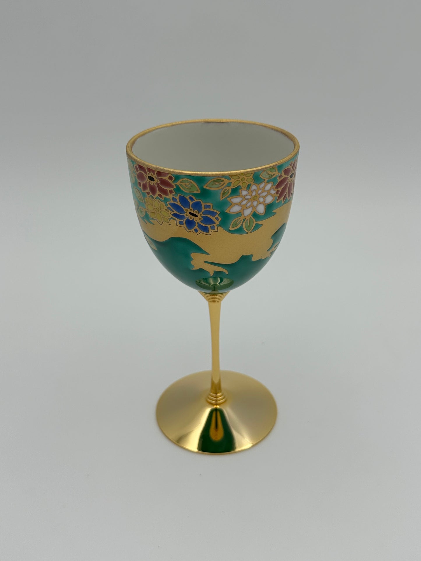 Kutani Yaki (Ware) Golden Dragon Wine Cup