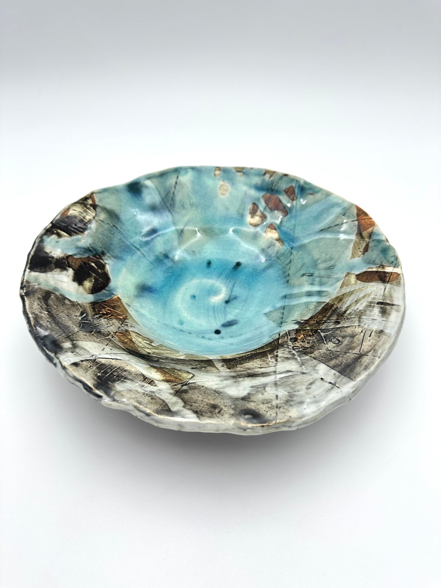 Mino Ware - Blue and White Platter