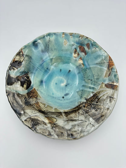 Mino Ware - Blue and White Platter