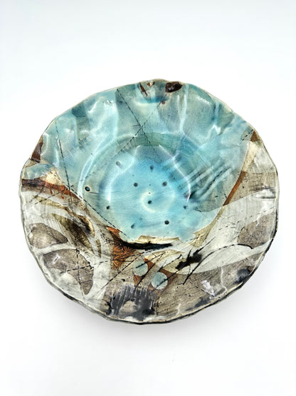 Mino Ware - Blue and White Platter