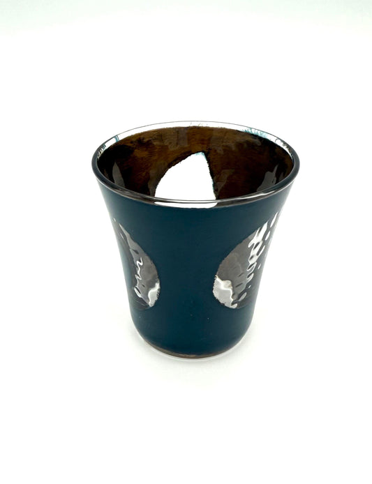 Urush Lacquered Glass Cup,  Moon