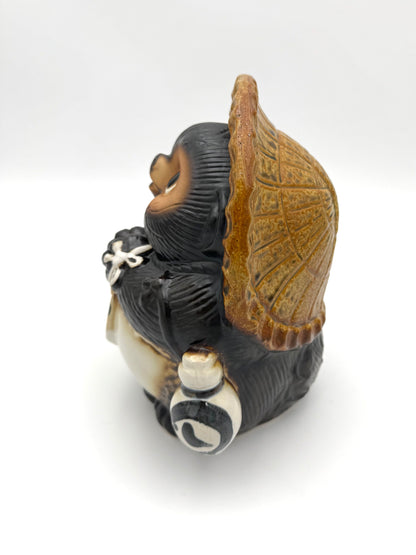 Shigaraki Ware Lucky Raccoon Figurine (S)