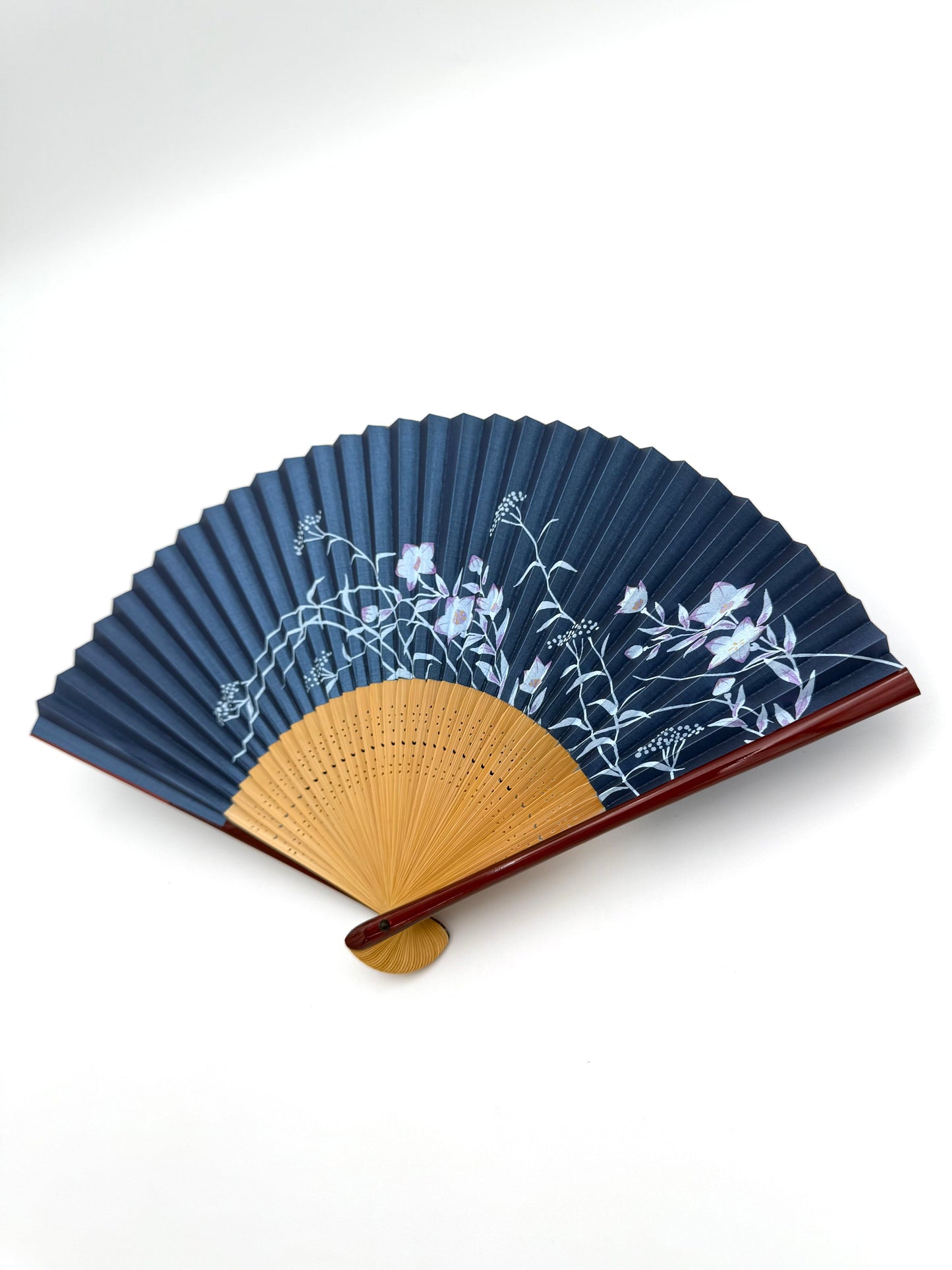 Ōmi Folding Fan-Kikyo (Balloon Flower) Women’s