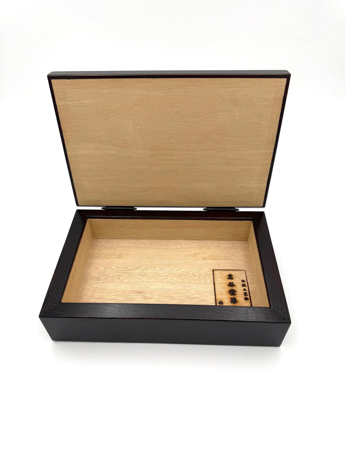Japanese Iwayado Tansu Mini Storage Box with Nambu Iron Fittings