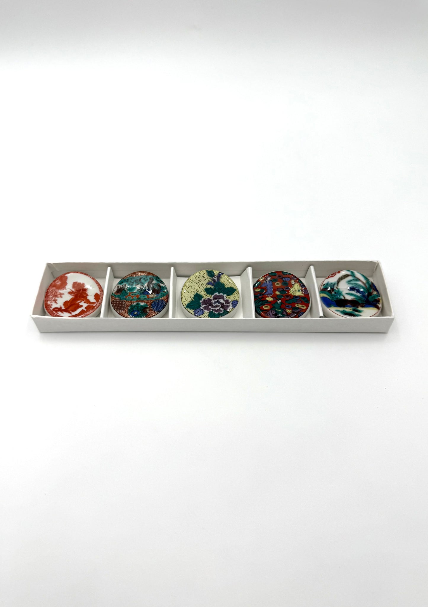 Kutani Yaki (Ware) Traditional Design Chopstick Rest(5 pcs)