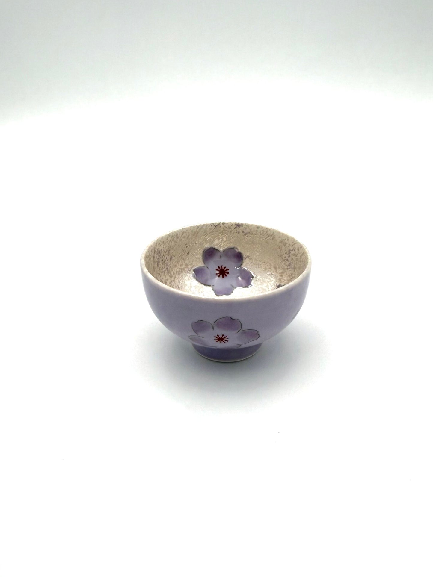 Arirta Yaki  Purple  Sake Cup/Teacup Set (2 Pcs)