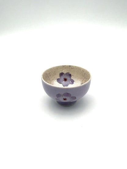 Arirta Yaki  Purple  Sake Cup/Teacup Set (2 Pcs)