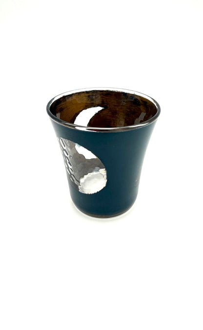 Urush Lacquered Glass Cup,  Moon